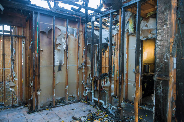 Professional Fire Damage Assessment technician working in Leesburg, FL